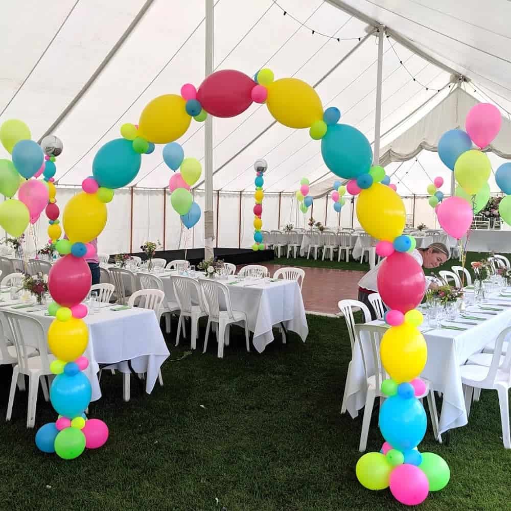Wedding balloon arch decorations