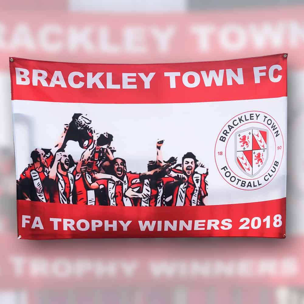 Brackley Town FC Football Flag
